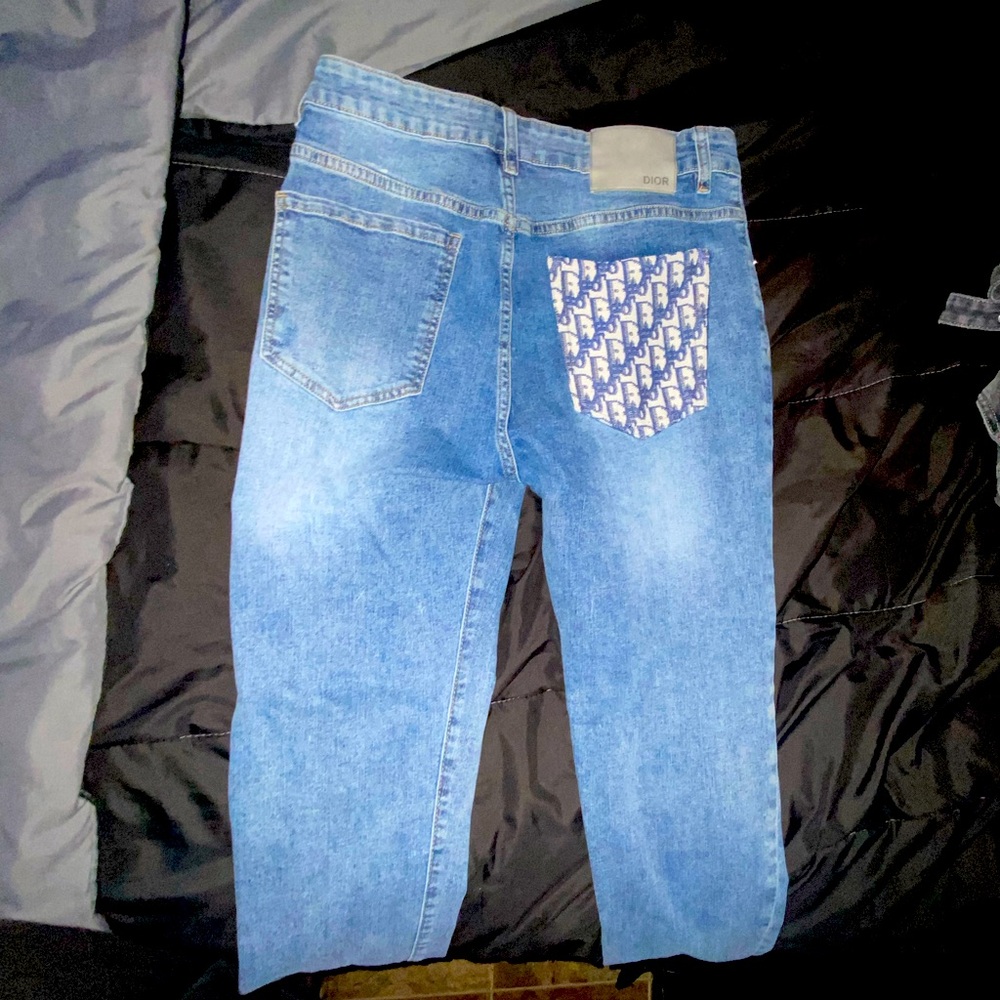 Cristian Dior skinny jeans